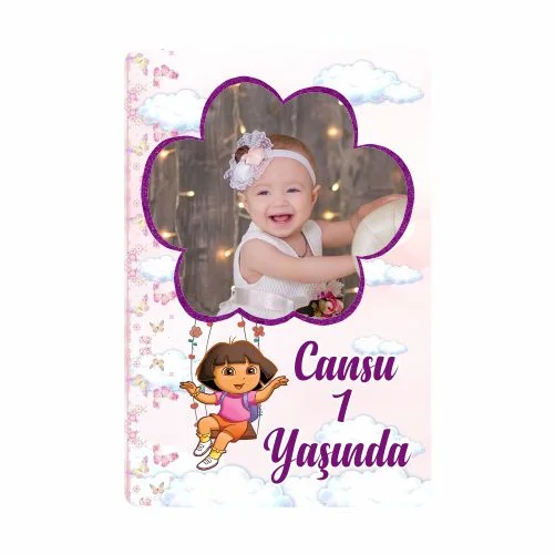 Dora Temalı Doğum Günü Magneti